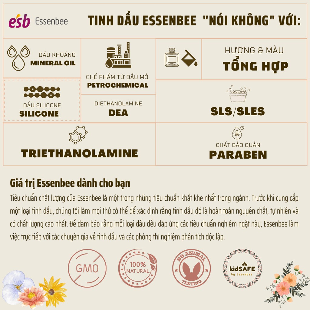 Tinh dầu Hoa Hồng Essenbee treo xe, treo tủ quần áo