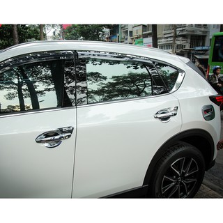 Bộ ốp tay nắm, ốp hõm cửa xe Mazda CX-5, CX5