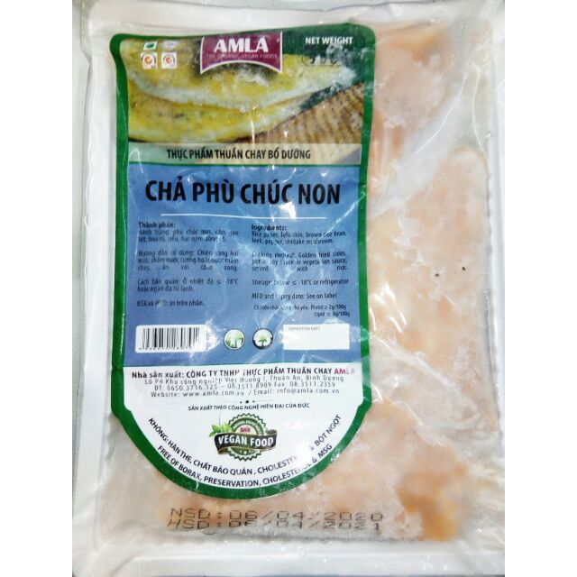 THỰC PHẨM CHAY CHẢ PHÙ CHÚC NON AMLA ( TRỨNG CHIÊN CHAY)