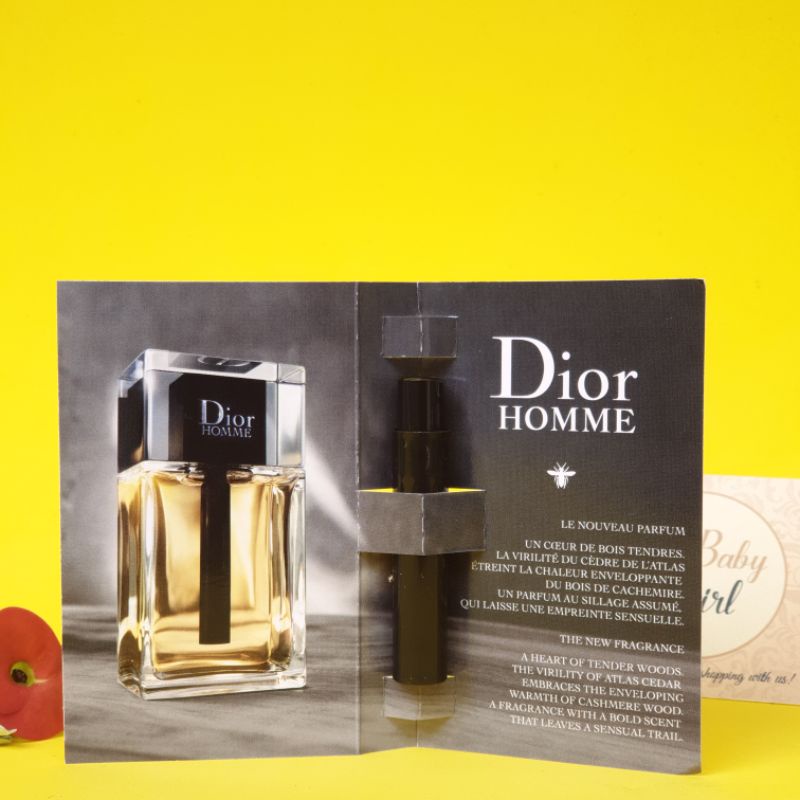 Mẫu Thử Nước Hoa Nam Dior Homme 1ml