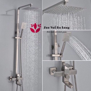 [Hàng chuẩn] Bộ Sen Cây Tắm Đứng Nóng Lạnh INOX 304 hàng đúc nguyên khối không mối hàn