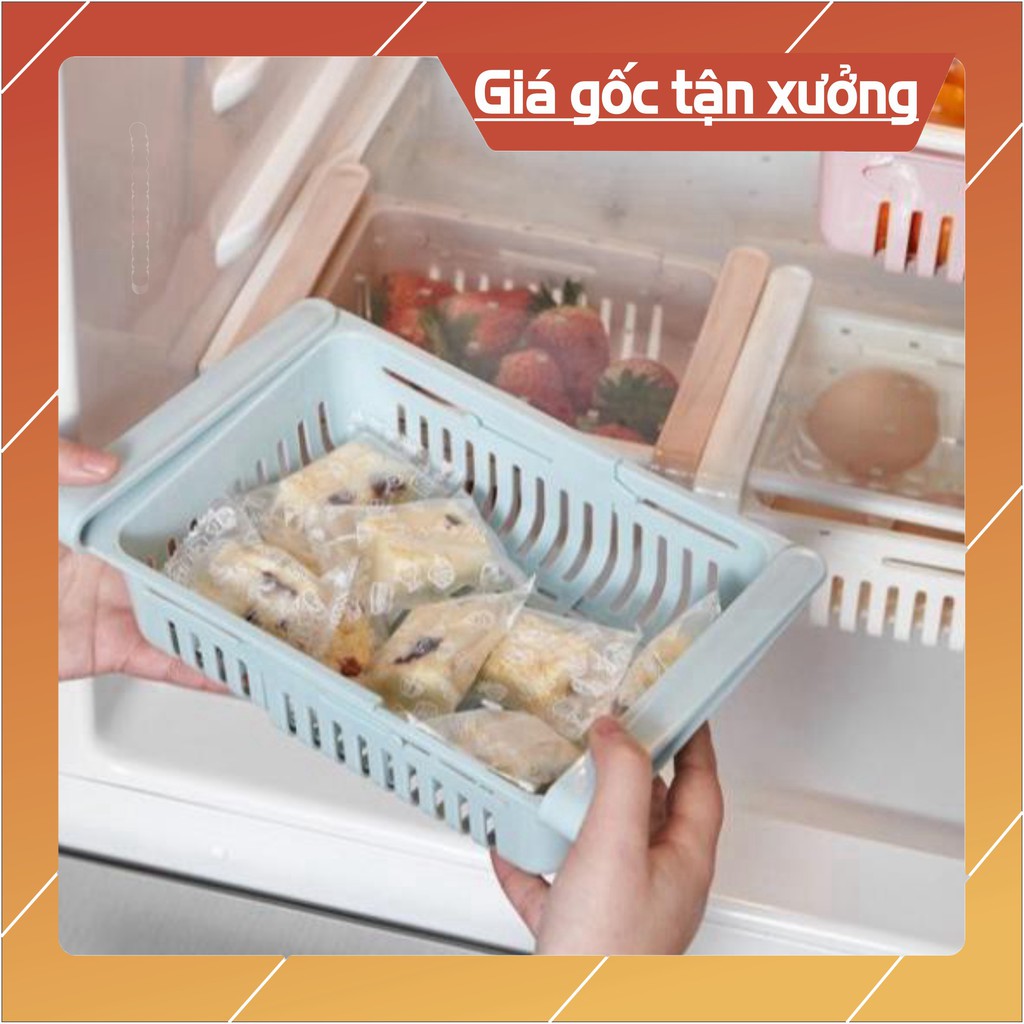[ Hàng Loại 1 ]  Khay ngăn kéo tủ lạnh thông minh để đồ thức ăn thực phẩm kệ nhựa đa năng