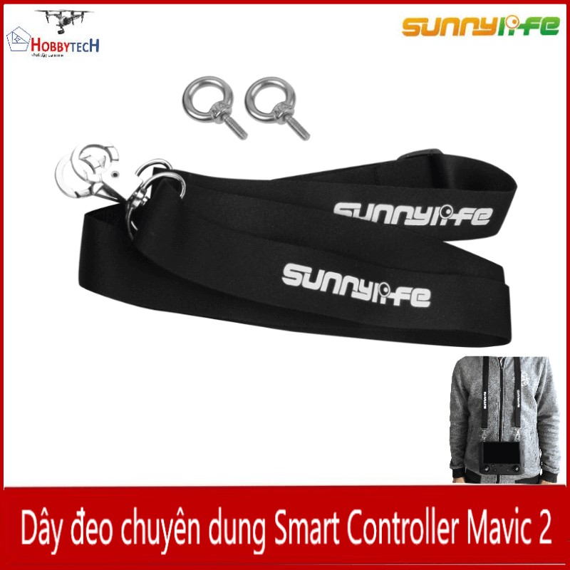 Dây đeo Smart Controller Mavic 2 - SunnyLife - Hàng chính hãng - Tiện lợi., chất liệu vải bền bỉ