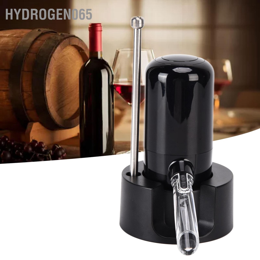 Máy làm lạnh rượu bằng điện rót di động tự thông minh Bình đựng đen có đế cho nhà hàng Hydrogen065