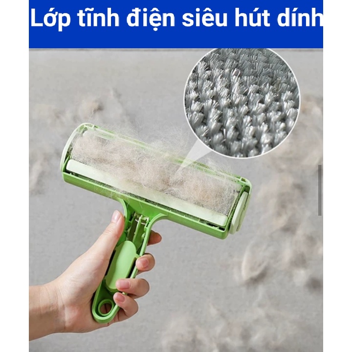 [Mới về] Cây lăn tĩnh điện - cây lăn lông chó mèo phiên bản đặc biệt - Chất liệu cao cấp vô cùng chắc chắn