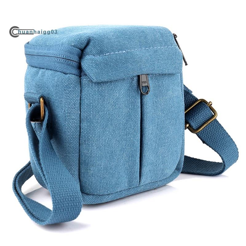 Mirrorless Camera Bag Casual Photography Bag Shoulder for Canon Sony Mirrorless Canvas Camera Bag