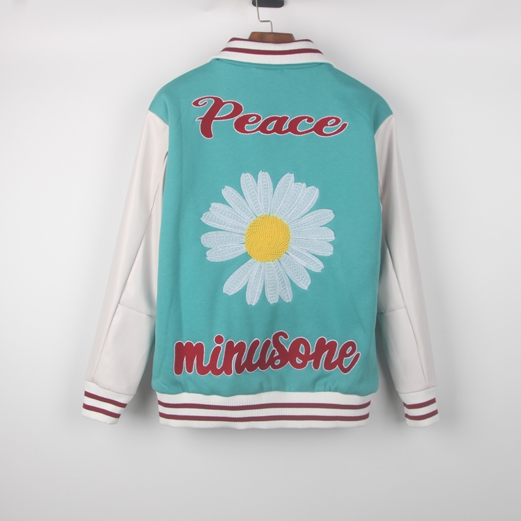 ÁO KHOÁC NỈ P ĐỎ PMO PEACEMINUSONE GD