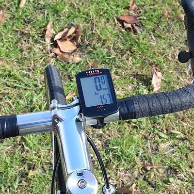 Đồng hồ Cateye CC-PA100w PADRONE+ đo tốc độ xe đạp ,không dây chống thấm nước