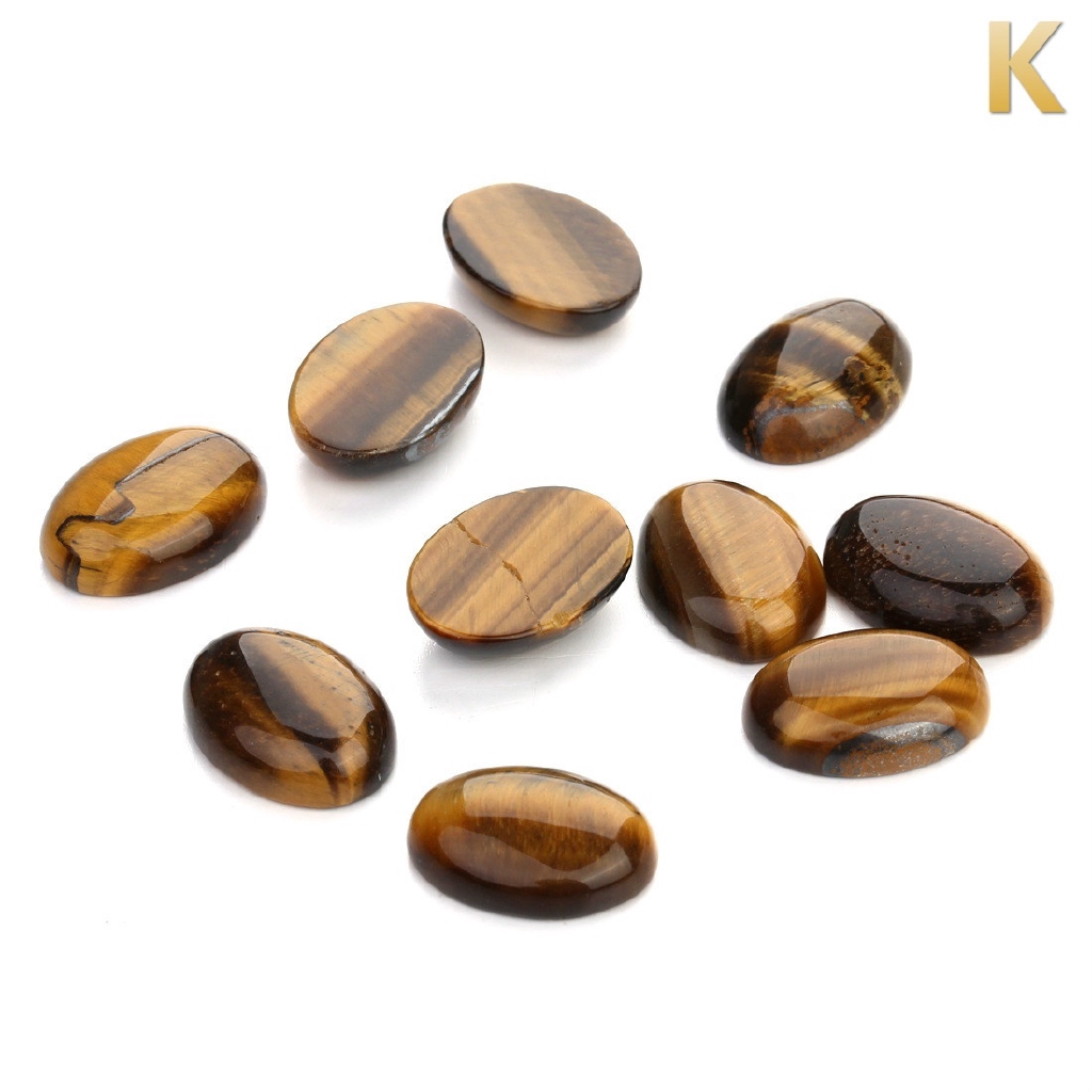 Set 10 Viên Đá Oval 13x18mm Dùng Để Làm Đồ Trang Sức Thủ Công