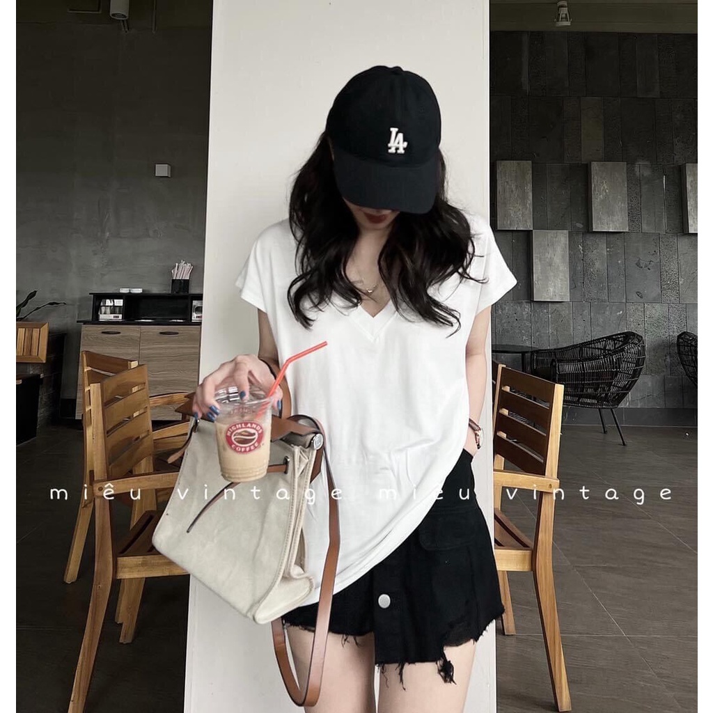 ÁO PHÔNG GIẤY NỮ CỔ TIM TAY HẾN HOT HIT  chất liệu cotton mềm mát,thấm mồ hôi. phom <60kg mang vừa