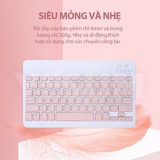 Bàn phím bluetooth không dây mini HP 10 inch/ chuột không dây cho điện thoại nhiều màu sắc tùy chọn