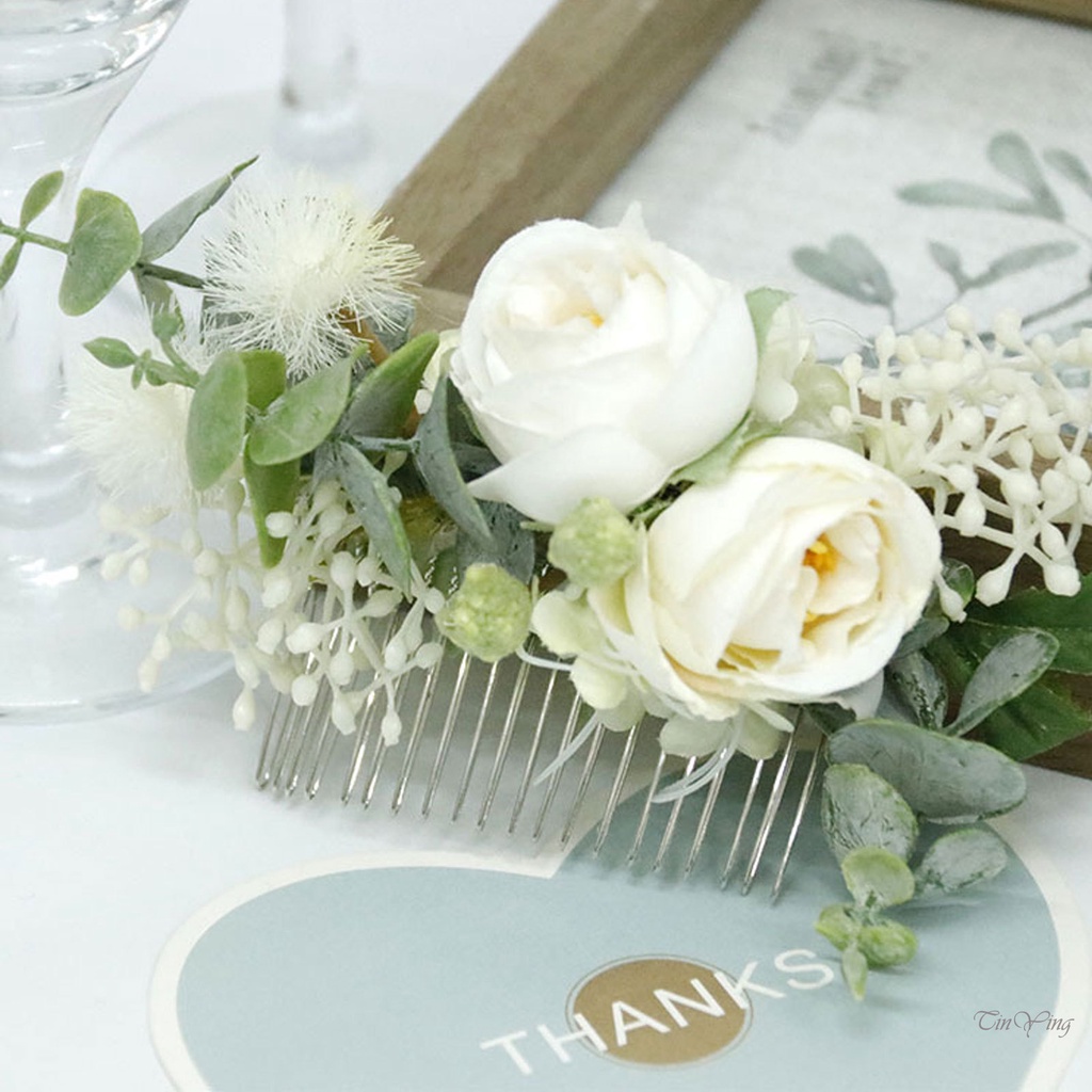 GETNOIVAS Kẹp Tóc Hoa Chất Lượng Cao Cho Nữ