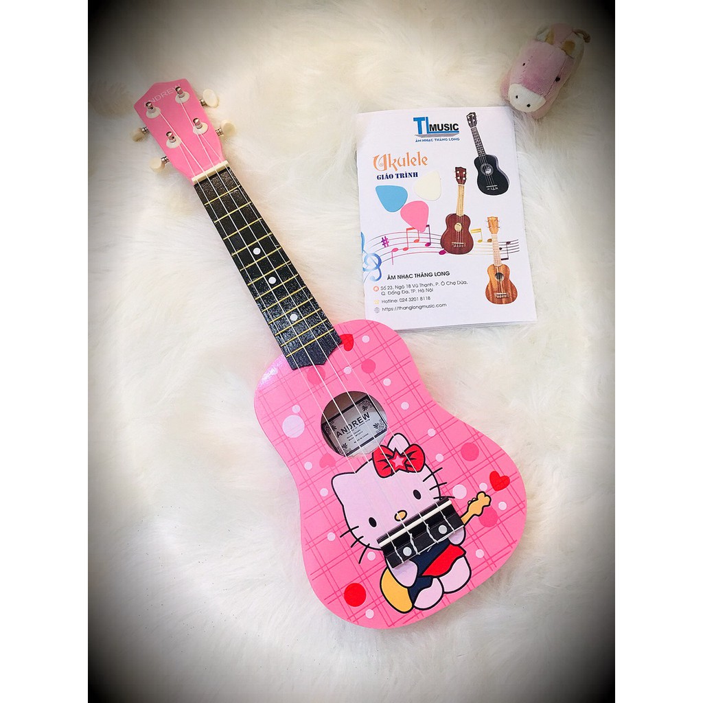 [Ukulele giá rẻ] Đàn Ukulele Soprano (21inch) nhiều màu sắc, hoạt hình dễ thương ( Tặng móng gảy, GT)