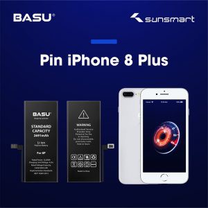 Pin iPhone 5/5s/6/6s/6+/6s+/7/7+/8/8+/X BASU Chính Hãng tiêu chuẩn xuất khẩu EU - Bảo hành 12 tháng