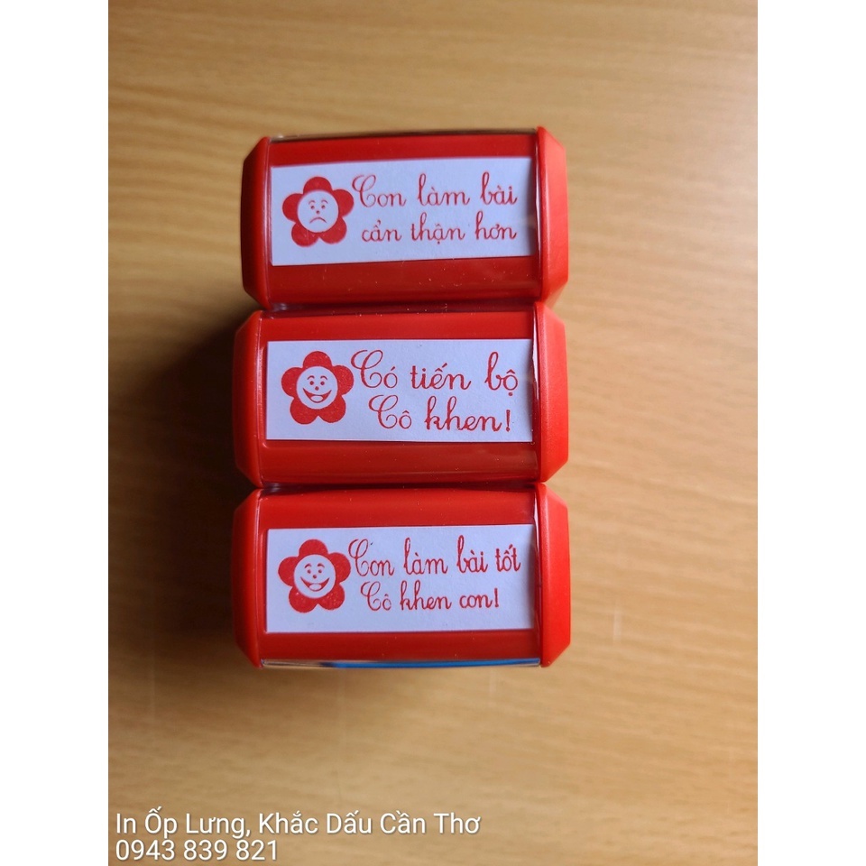 Khắc dấu logo cô khen con - Khắc Dấu Cần Thơ