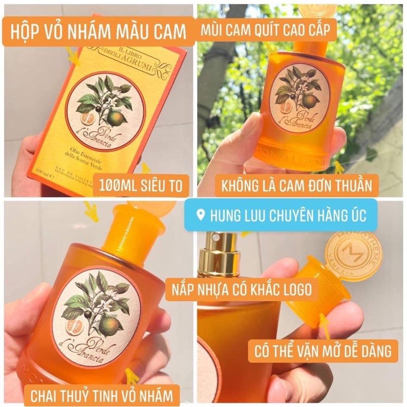 Nước Hoa Monotheme 100ml - Mùi Cam Chanh | Thế Giới Skin Care