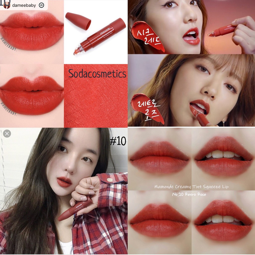 Son Kem Mamonde Creamy Tint Squeeze Lip (THANH LÝ)