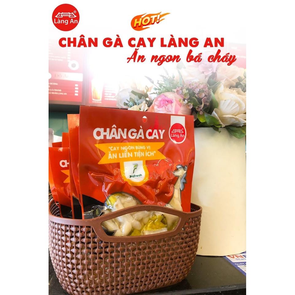 Chân gà muối, chân gà vị cay nhẹ hàng việt nam ngon đậm đà , ăn văt phù hơp cho mọi lưa tuổi  gói 200g