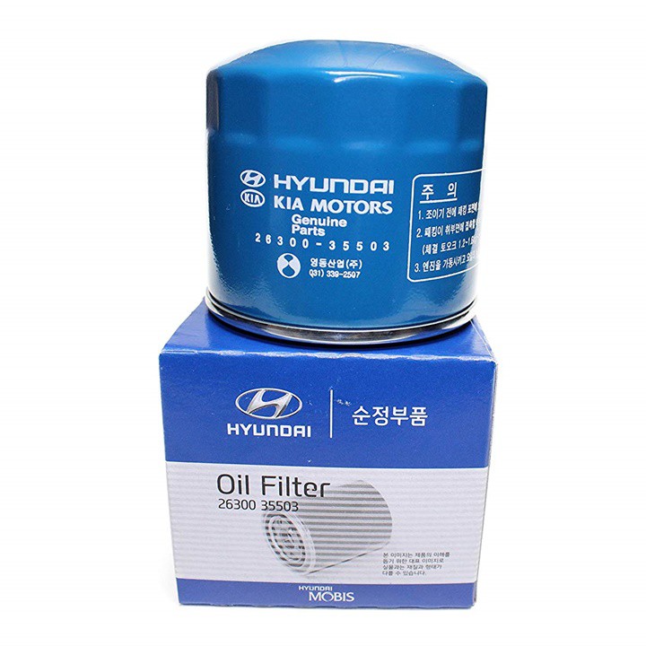Lọc dầu nhớt, lọc gió động cơ huyndai accent, I20, santafe
