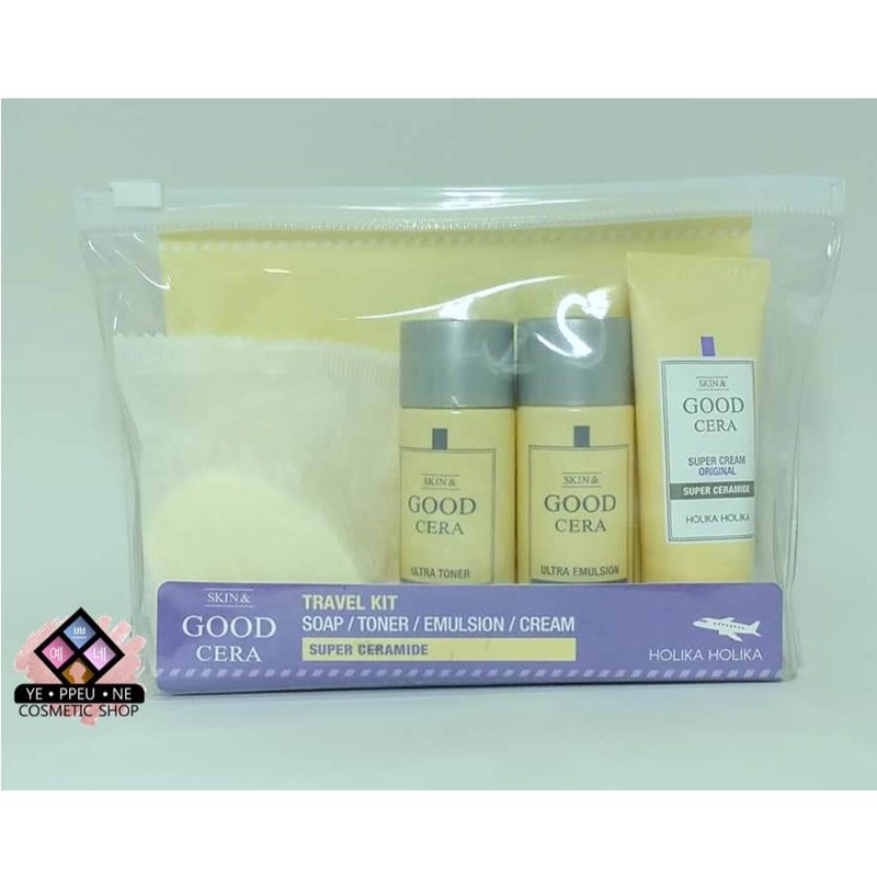 Set Dưỡng Da Mini travel kit Good Cera Holika Holika