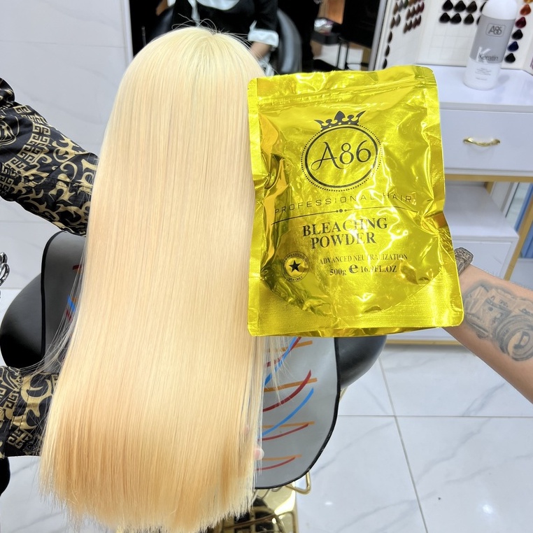 Bột tẩy tóc A86 hữu cơ hạn chế khô rát da đầu túi 500gr