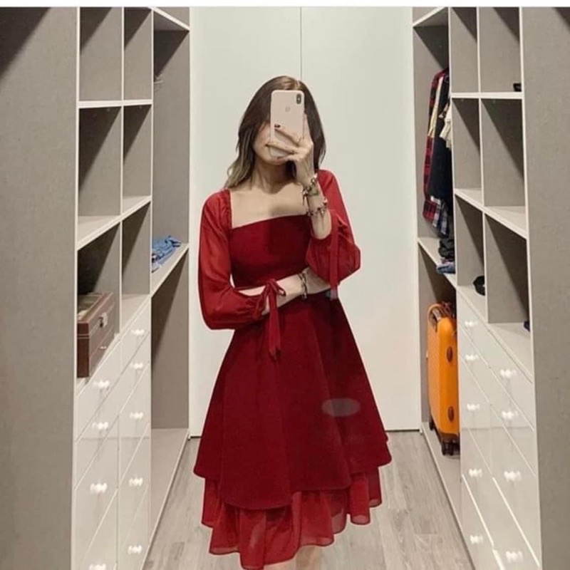 Thanh lý / Pass váy Rubies Rubies SG size S đỏ đô