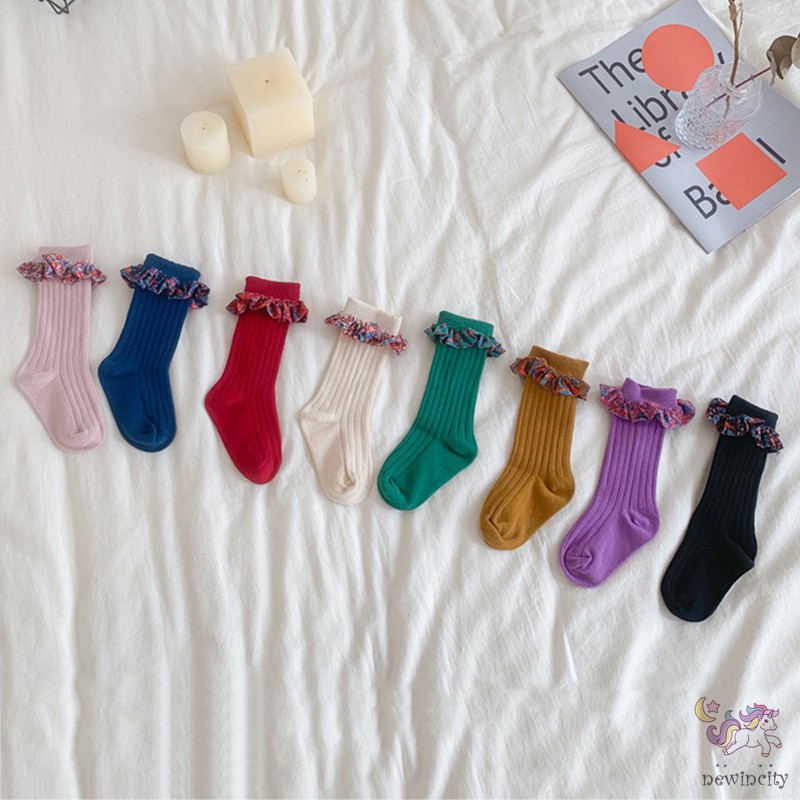 Vớ Công Chúa Nhún Bèo Kiểu Hàn Quốc Xinh Xắn Dành Cho Bé Gái