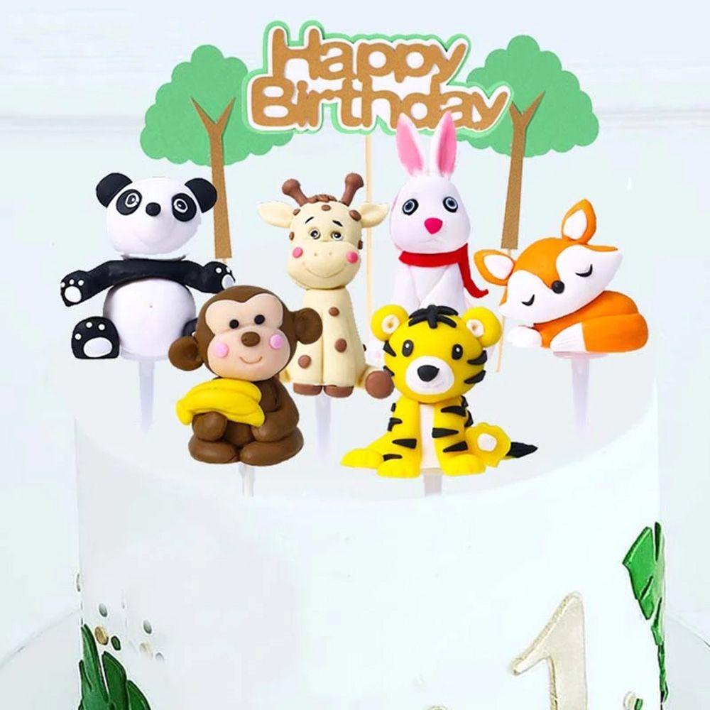 Topper Trang Trí Bánh Kem Hình Con Hổ Dùng Cho Tiệc KENT1