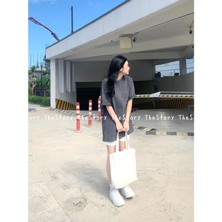 Áo thun nữ oversize trơn [STORY] A2388 (ảnh thật)