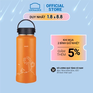 Bình giữ nhiệt Lock&Lock bằng thép không gỉ RigaTumbler897ml LHC4160ORG