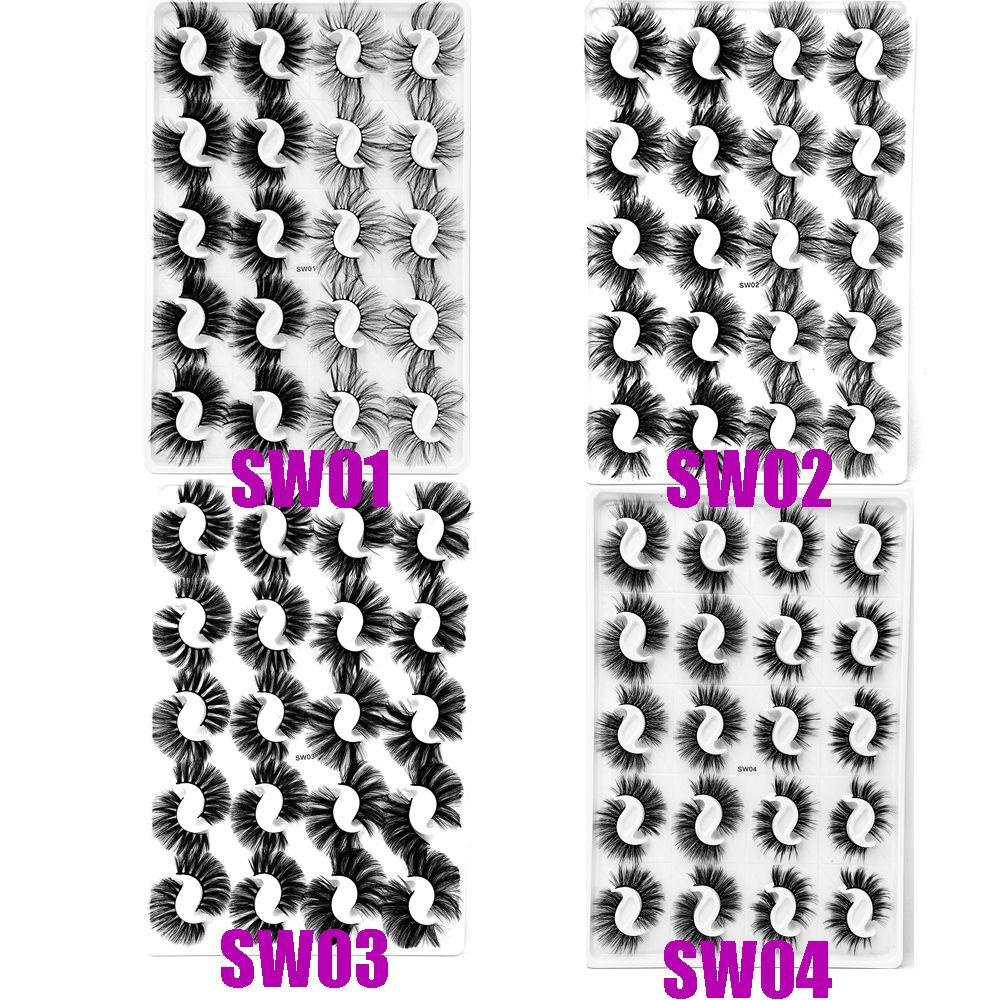 Bộ 20 Cặp Lông Mi Giả Dài Và Dày SKONHED