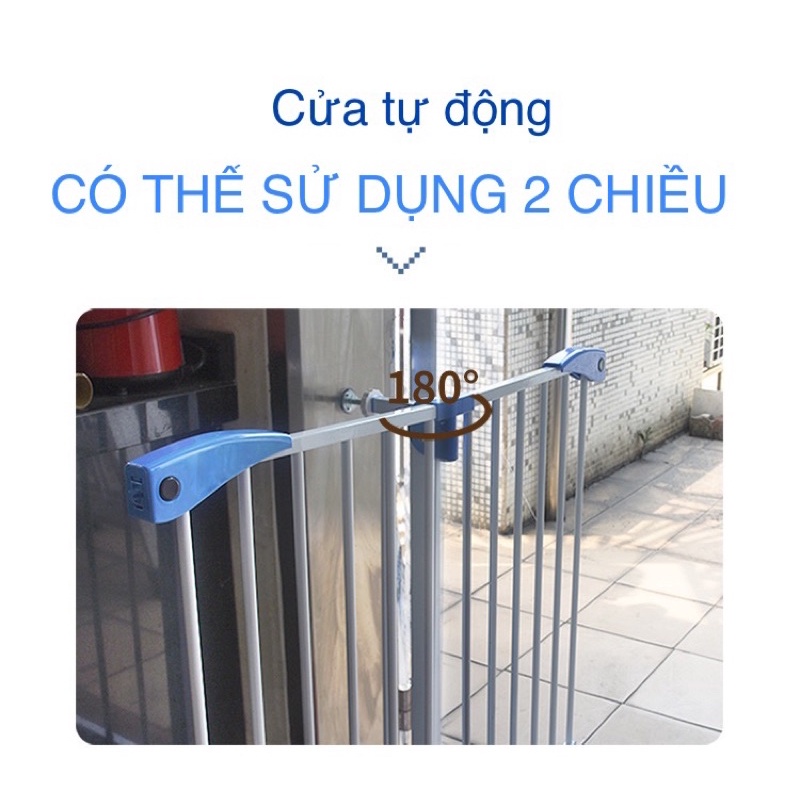 Thanh chắn cửa, thanh chắn cầu thang Royal không cần khoan tường an toàn