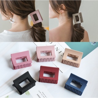 Kẹp tóc càng cua phong cách Hàn Quốc, kẹp tóc càng cua vuông hot trend