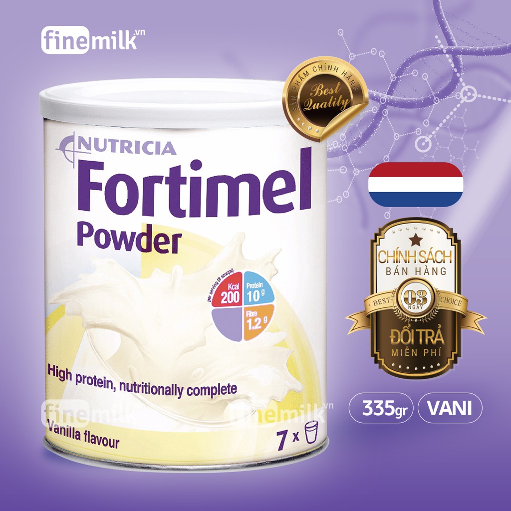 Sữa Fortimel Powder Vani nhập khẩu Hà Lan 335gram cho người già