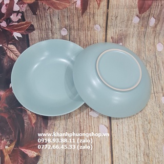 dĩa sứ sâu lòng 24cm - dĩa sứ sâu lòng