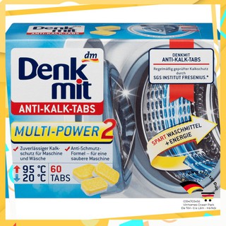 Tẩy lồng giặt denkmit nội địa đức 60 viên