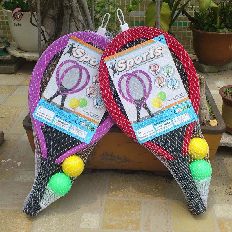 Bộ Vợt Đánh Tennis Plus 2 Quả Cầu Lông Cho Bé