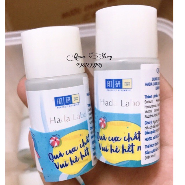 [ Mẫu Dùng Thử 20ml ] Dung dịch dưỡng ẩm Hada labo Adavanced nourish (bản minisize dùng thử 20ml)