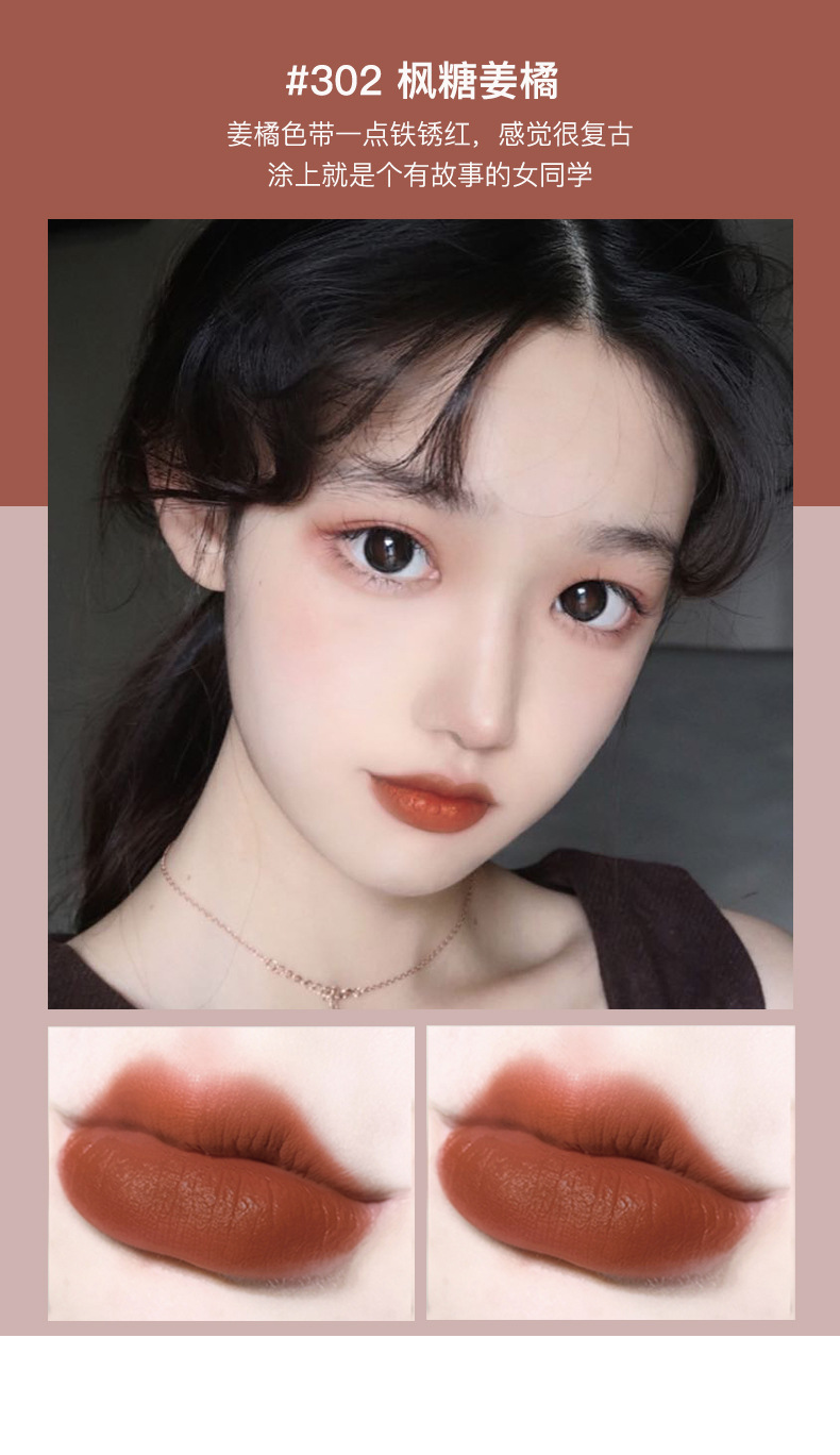 (Hàng Mới Về) Son Môi Màu Nhung Lì Tạo Hiệu Ứng Sương Dưỡng Ẩm Lâu Trôi | BigBuy360 - bigbuy360.vn