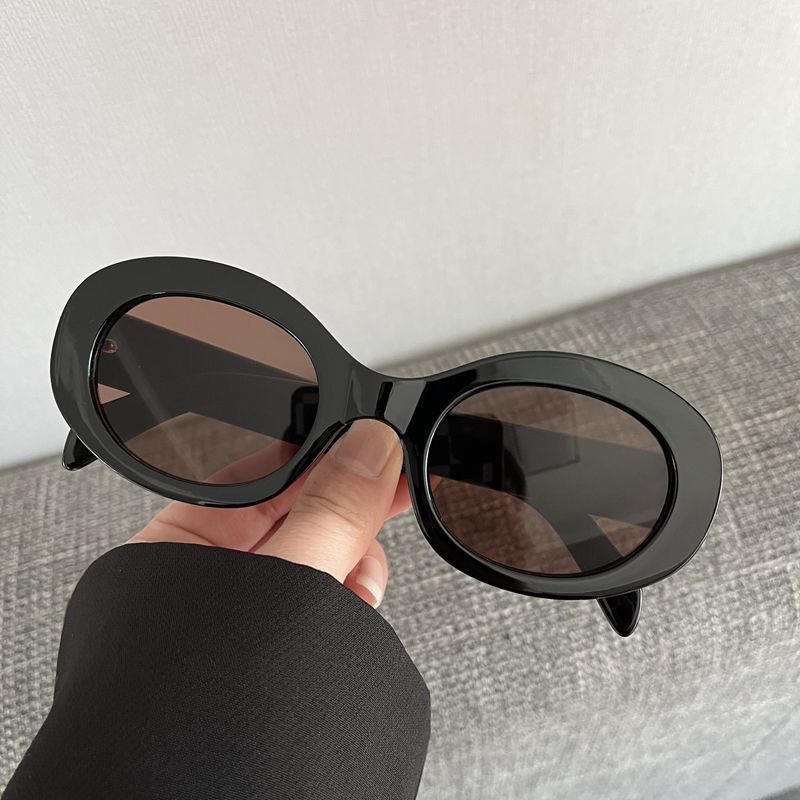 Mắt Kính Râm Mát Gọng Chữ X 658 Unisex Nam nữ Form Tròn Thời Trang - Hata24h
