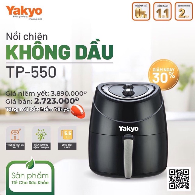 Nồi chiên không dầu Yakyo