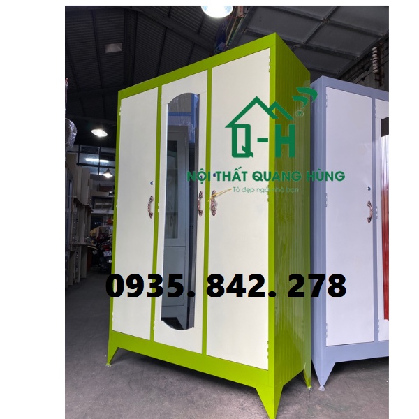 TỦ SĂT 3 CÁNH SƠN DẦU CAO CẤP