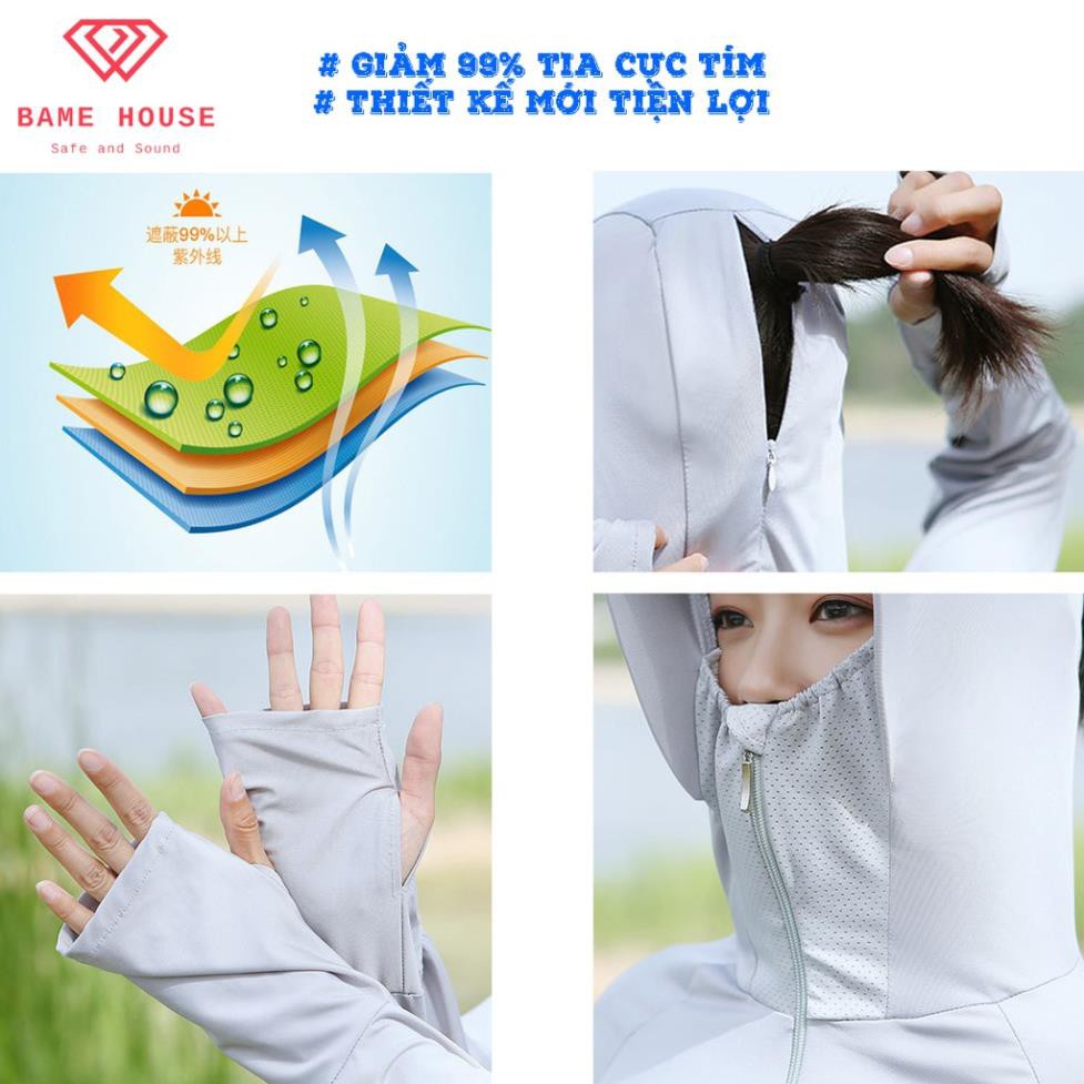 Áo chống nắng nữ cao cấp đẹp siêu mát, áo gió cho nữ thông hơi và chống tia UV, hàng xuất Nhật thương hiệu AIBITOO ་