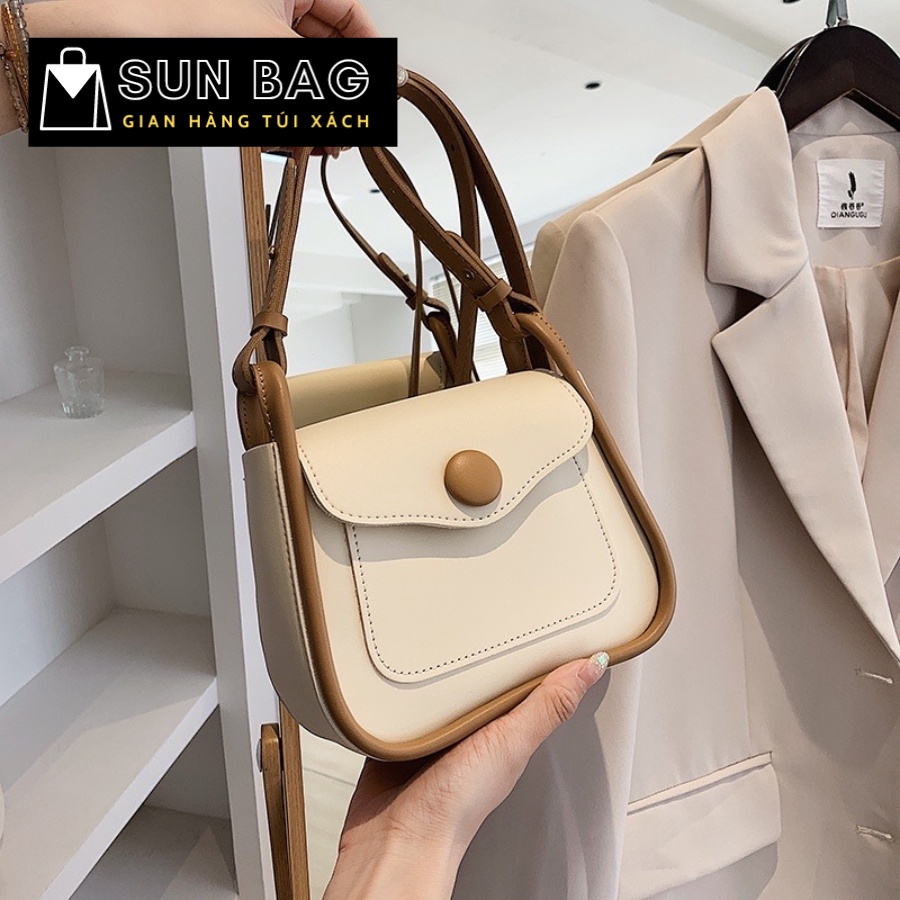 Túi xách nữ đeo chéo, đeo vai, túi cnk đi chơi, đi học, da đẹp, thời trang cao cấp size 20cm SB224