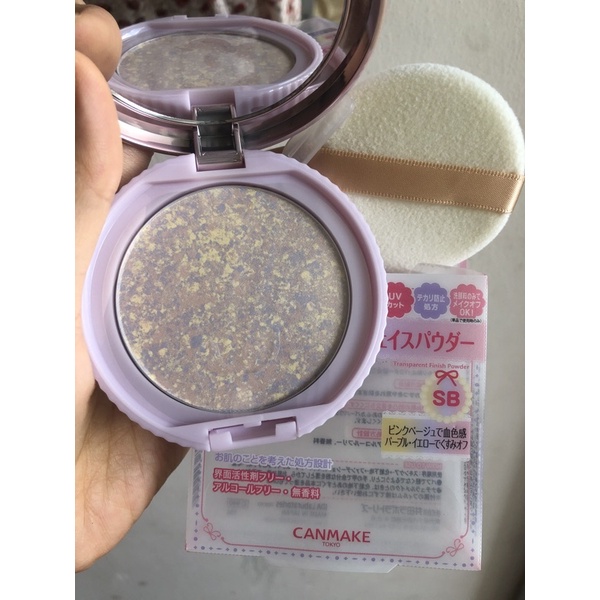 Phấn phủ Canmake Transparent Finish Powder SPF30 PA++ 100g