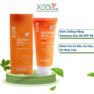 Kem Chống Nắng Farmona Sun Oil SPF 50 Dành Cho Da Dầu. Da Nhạy Cảm