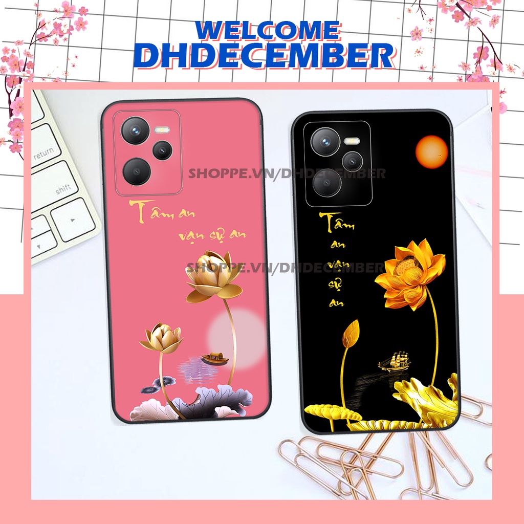 Ốp lưng Realme C35 in hình thư pháp tâm an vạn sự an ,mã đáo thành công SIÊU CHẤT
