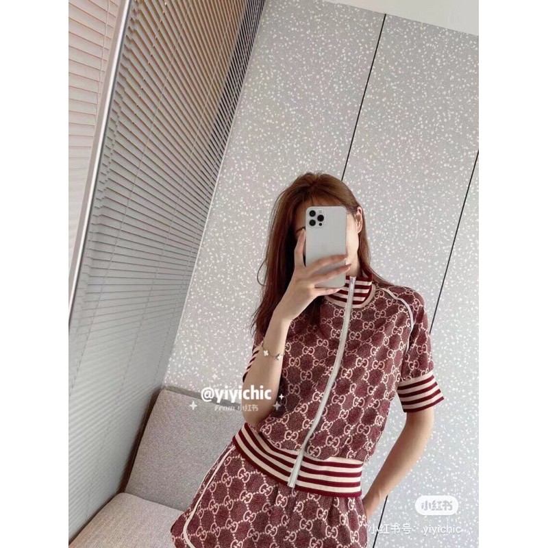 Set đồ áo khoác, quần short thời trang cao cấp Gucci GG GC