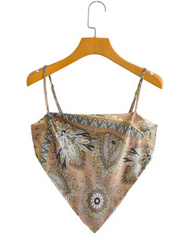 Áo Dây Nữ In Hoa Thời Trang