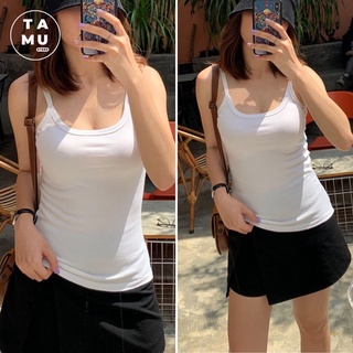 Áo thun 2 dây nữ, áo thun nữ 2 dây chất cotton mềm mịn mát co giản 4 chiều